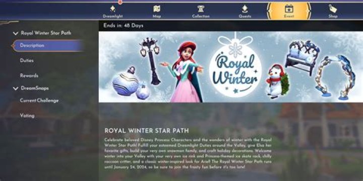 Becoming a Skilled Huntress in Disney Dreamlight Valley: Completing All Royal Winter Star Path Duties - SarkariResult