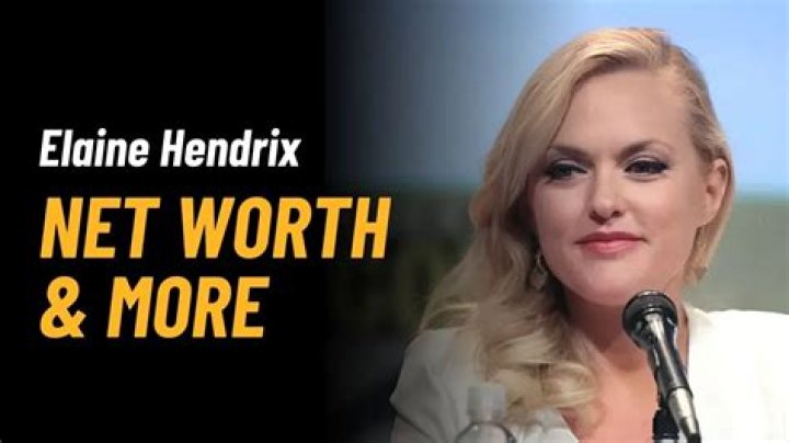 Elaine Hendrix Net Worth: Details About Earnings, Awards, Film, Career - SarkariResult