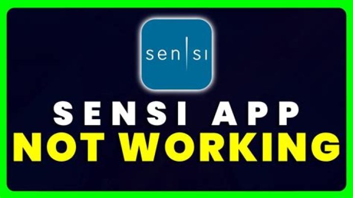 How to Fix Sensi App Not Working? - SarkariResult