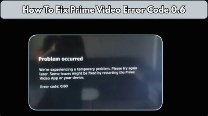 How to Fix / Solve Prime Video Error Code 0.28 On Apple TV - SarkariResult